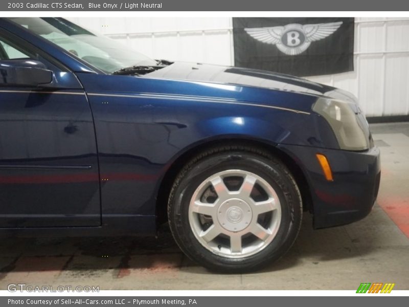 Blue Onyx / Light Neutral 2003 Cadillac CTS Sedan