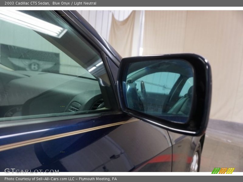 Blue Onyx / Light Neutral 2003 Cadillac CTS Sedan