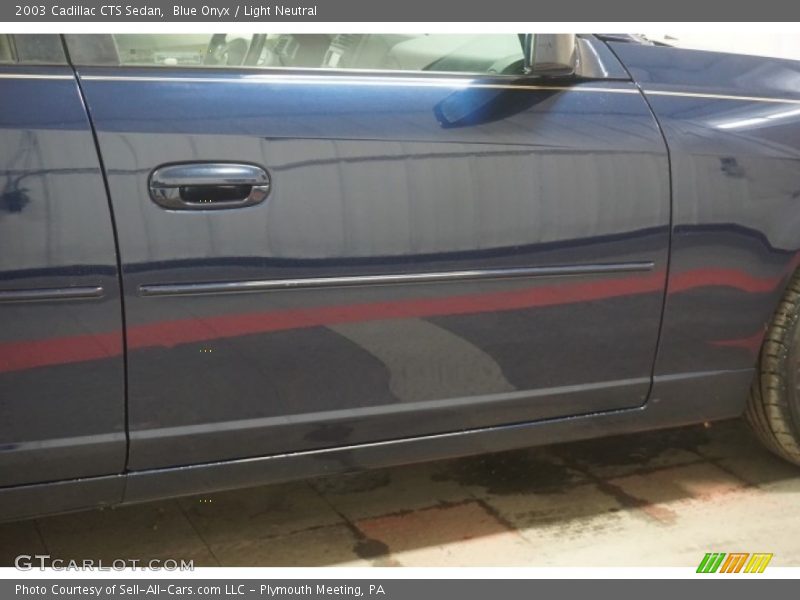Blue Onyx / Light Neutral 2003 Cadillac CTS Sedan