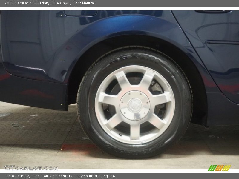 Blue Onyx / Light Neutral 2003 Cadillac CTS Sedan