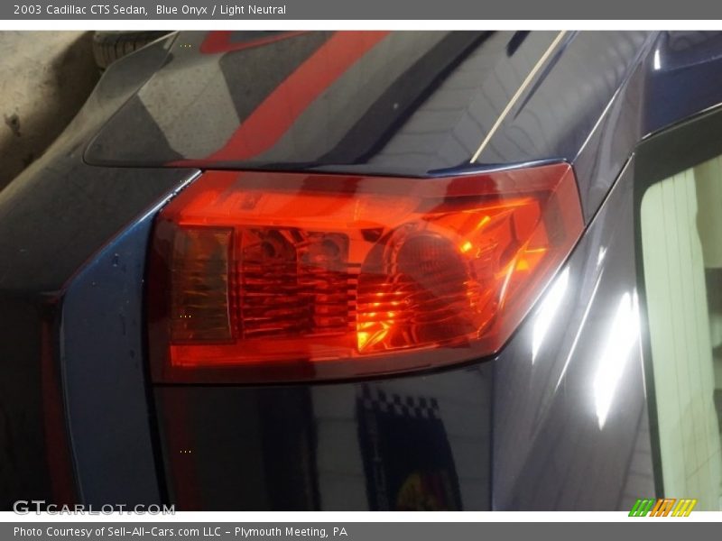 Blue Onyx / Light Neutral 2003 Cadillac CTS Sedan