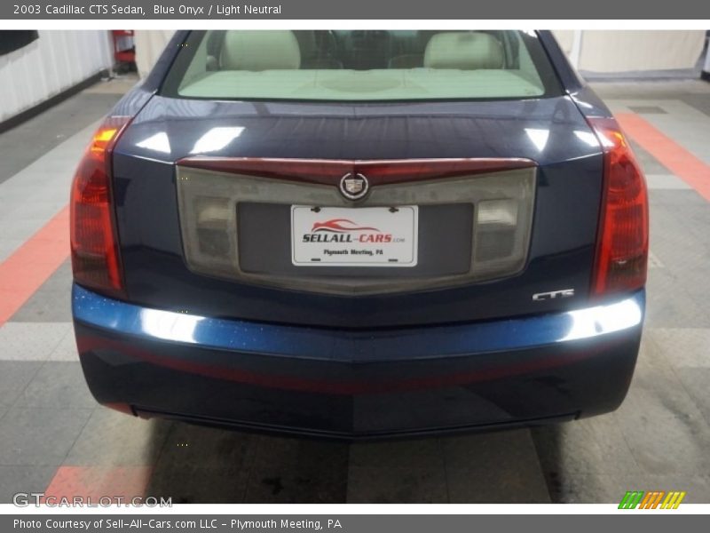 Blue Onyx / Light Neutral 2003 Cadillac CTS Sedan