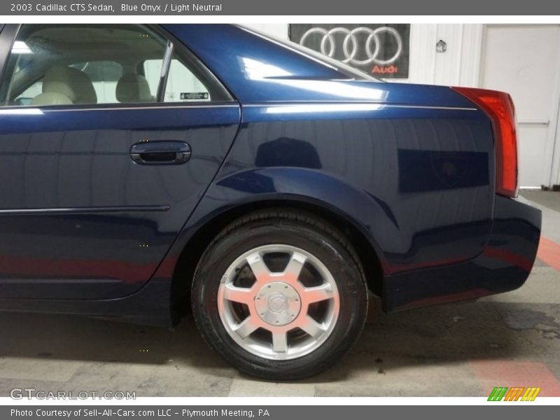 Blue Onyx / Light Neutral 2003 Cadillac CTS Sedan