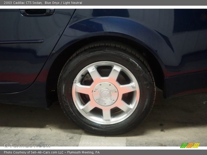 Blue Onyx / Light Neutral 2003 Cadillac CTS Sedan