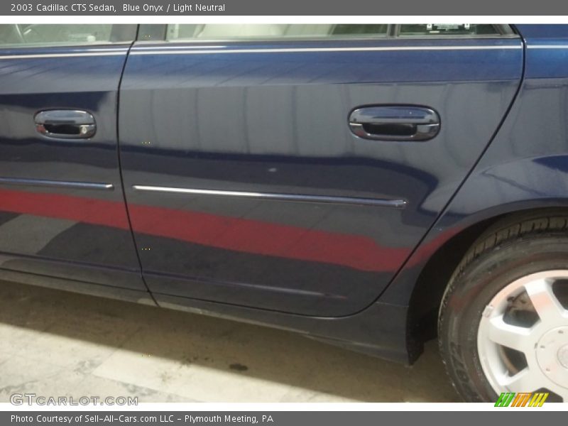 Blue Onyx / Light Neutral 2003 Cadillac CTS Sedan