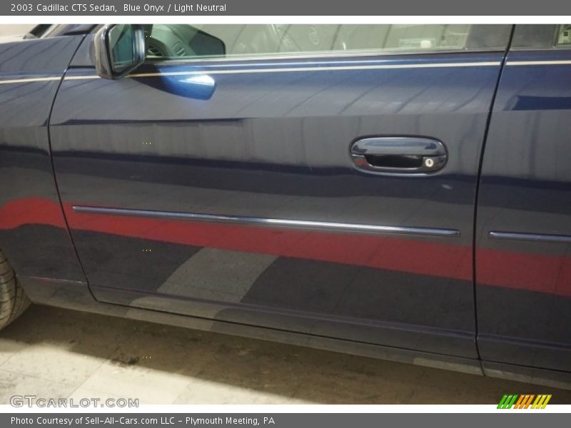 Blue Onyx / Light Neutral 2003 Cadillac CTS Sedan