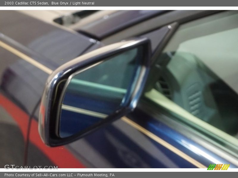 Blue Onyx / Light Neutral 2003 Cadillac CTS Sedan