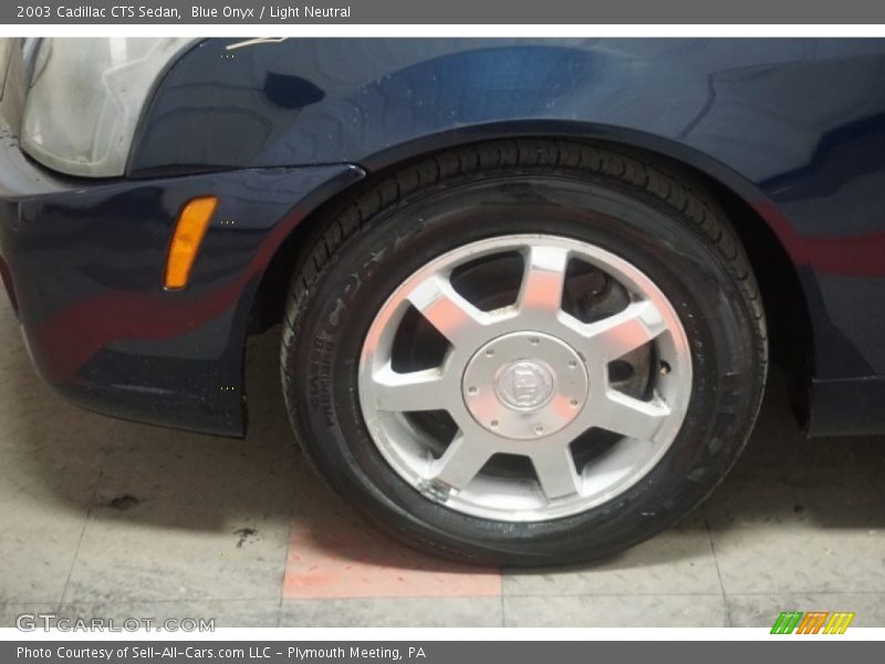 Blue Onyx / Light Neutral 2003 Cadillac CTS Sedan