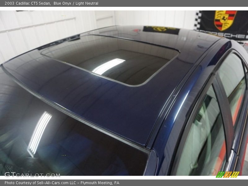 Blue Onyx / Light Neutral 2003 Cadillac CTS Sedan