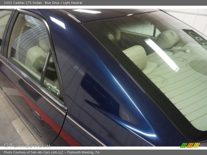 Blue Onyx / Light Neutral 2003 Cadillac CTS Sedan