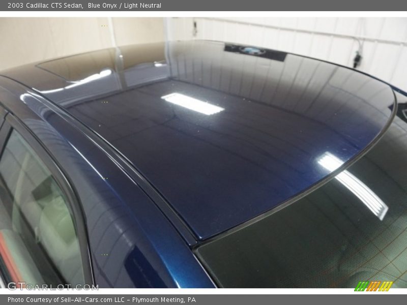 Blue Onyx / Light Neutral 2003 Cadillac CTS Sedan