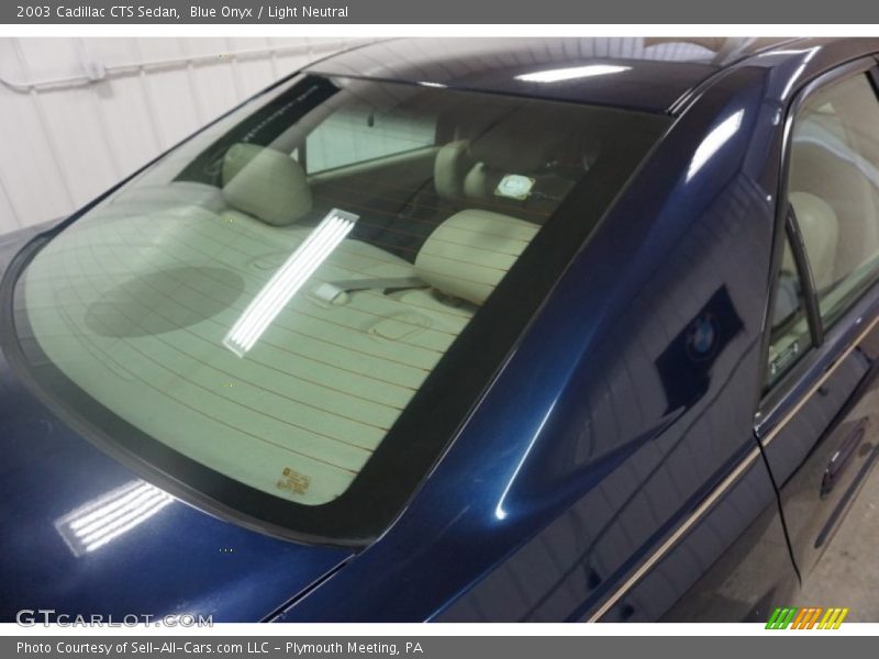 Blue Onyx / Light Neutral 2003 Cadillac CTS Sedan