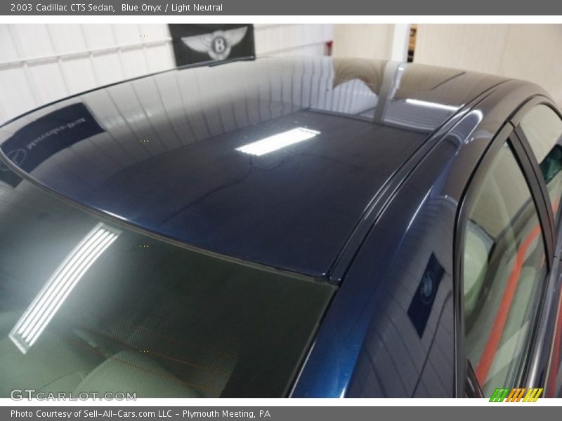 Blue Onyx / Light Neutral 2003 Cadillac CTS Sedan