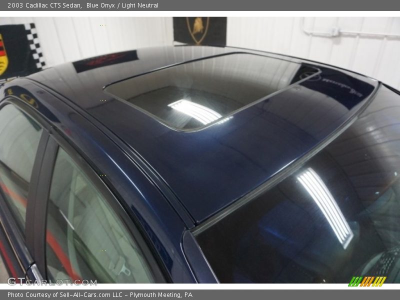 Blue Onyx / Light Neutral 2003 Cadillac CTS Sedan