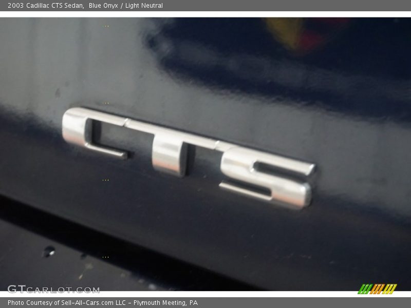 Blue Onyx / Light Neutral 2003 Cadillac CTS Sedan