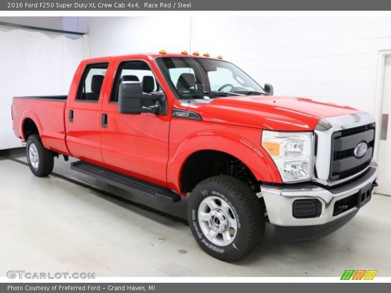 Race Red / Steel 2016 Ford F250 Super Duty XL Crew Cab 4x4