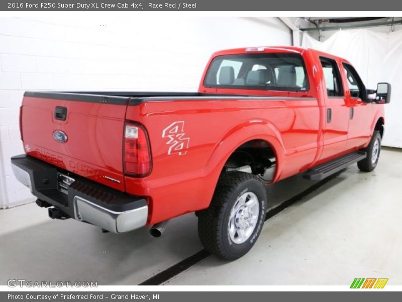 Race Red / Steel 2016 Ford F250 Super Duty XL Crew Cab 4x4