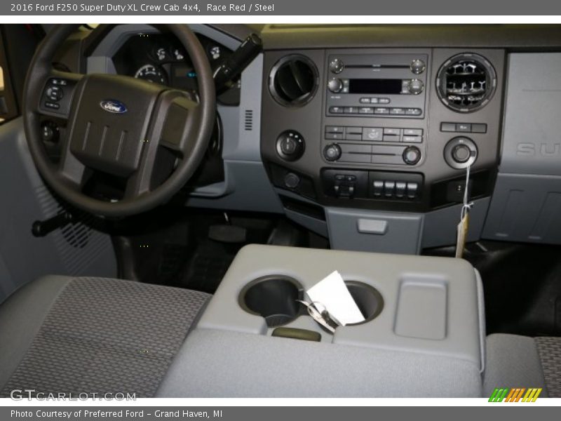Race Red / Steel 2016 Ford F250 Super Duty XL Crew Cab 4x4