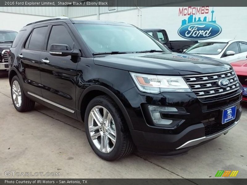 Shadow Black / Ebony Black 2016 Ford Explorer Limited