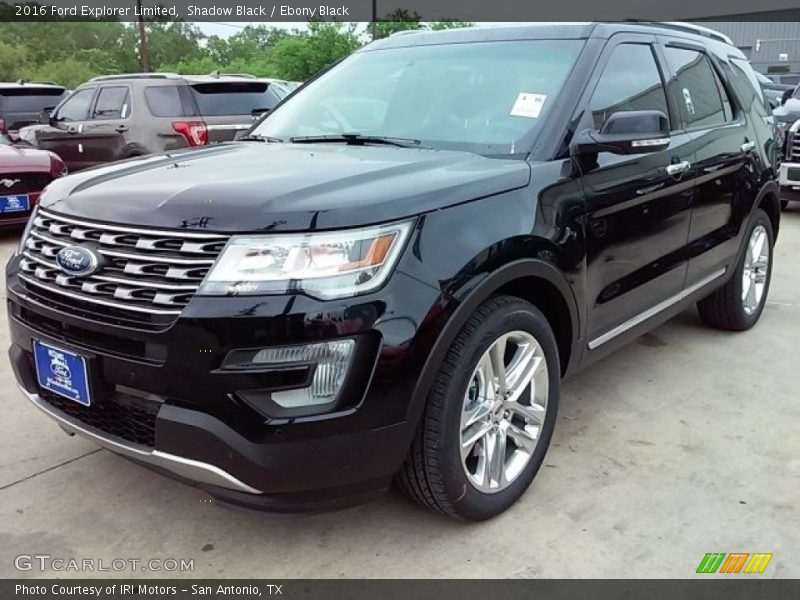 Shadow Black / Ebony Black 2016 Ford Explorer Limited