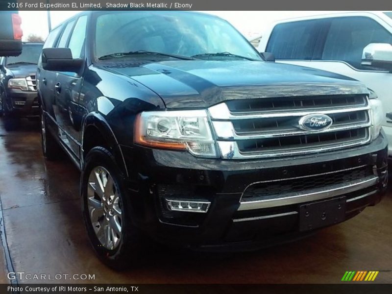 Shadow Black Metallic / Ebony 2016 Ford Expedition EL Limited