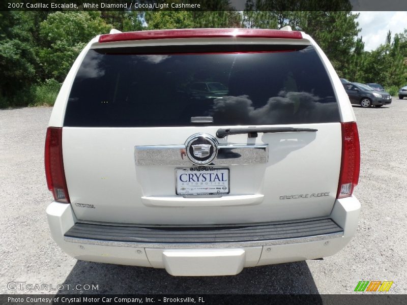 White Diamond / Cocoa/Light Cashmere 2007 Cadillac Escalade
