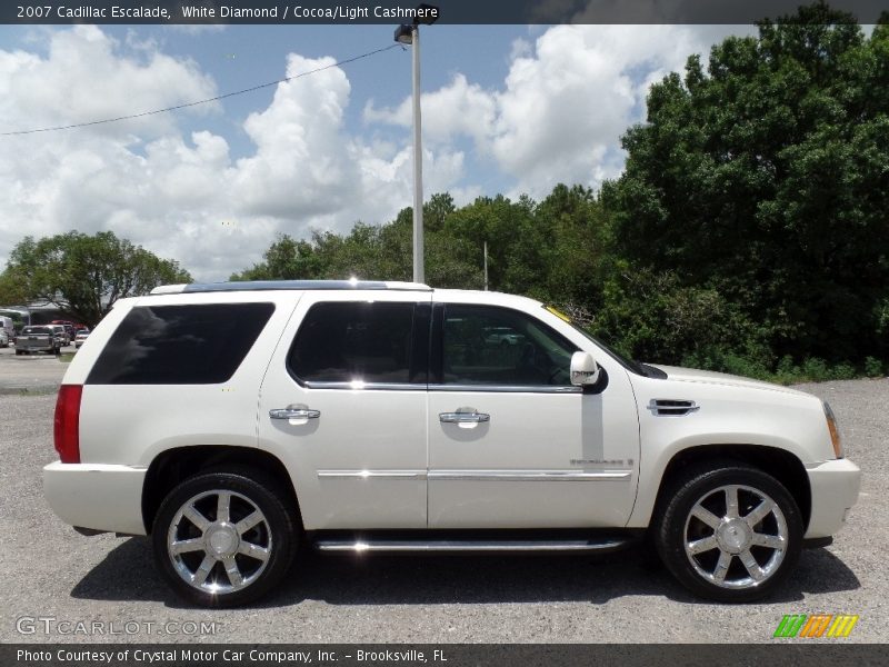 White Diamond / Cocoa/Light Cashmere 2007 Cadillac Escalade