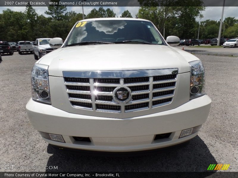 White Diamond / Cocoa/Light Cashmere 2007 Cadillac Escalade
