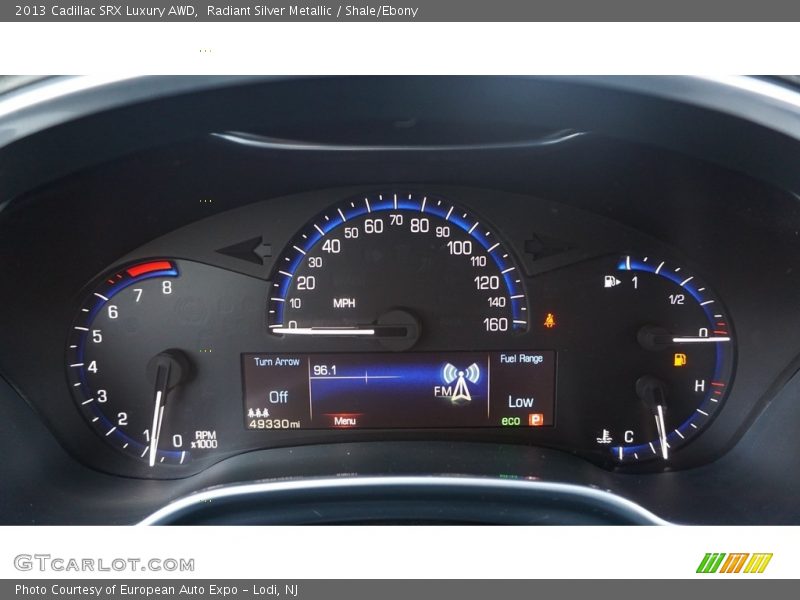 Radiant Silver Metallic / Shale/Ebony 2013 Cadillac SRX Luxury AWD