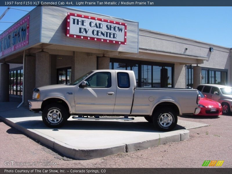 Light Prairie Tan Metallic / Medium Prairie Tan 1997 Ford F150 XLT Extended Cab 4x4