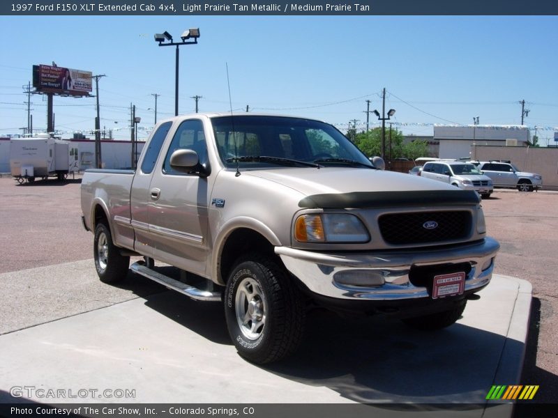 Light Prairie Tan Metallic / Medium Prairie Tan 1997 Ford F150 XLT Extended Cab 4x4