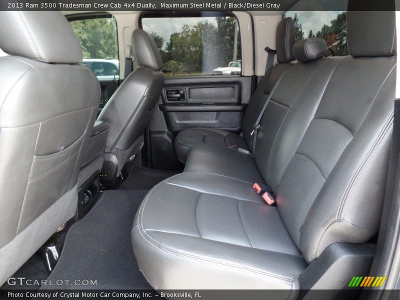 Maximum Steel Metal / Black/Diesel Gray 2013 Ram 3500 Tradesman Crew Cab 4x4 Dually