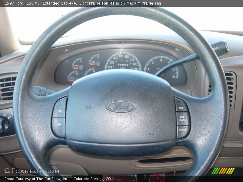 Light Prairie Tan Metallic / Medium Prairie Tan 1997 Ford F150 XLT Extended Cab 4x4