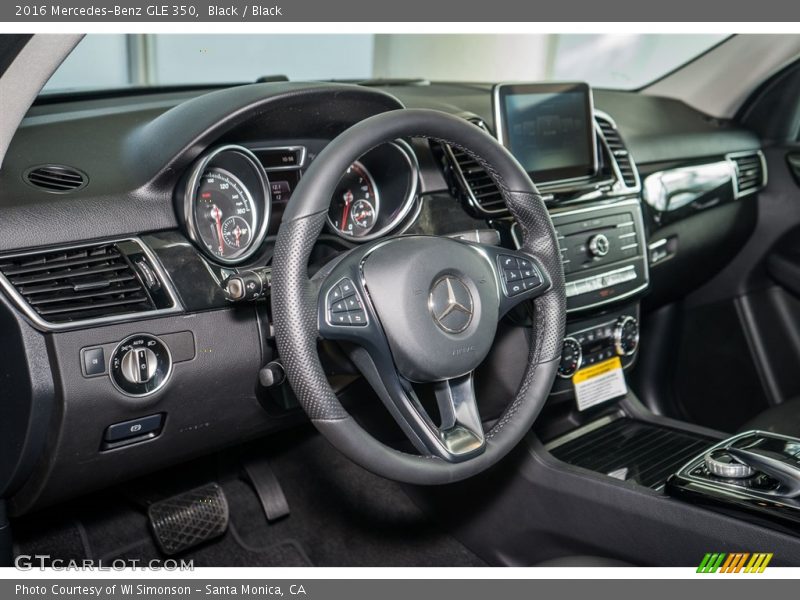 Black / Black 2016 Mercedes-Benz GLE 350