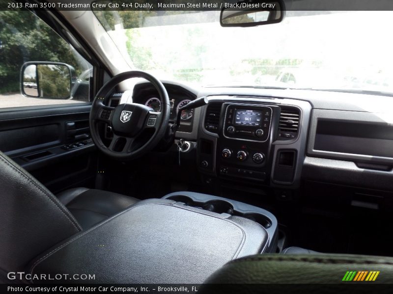 Maximum Steel Metal / Black/Diesel Gray 2013 Ram 3500 Tradesman Crew Cab 4x4 Dually