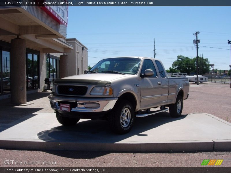 Light Prairie Tan Metallic / Medium Prairie Tan 1997 Ford F150 XLT Extended Cab 4x4
