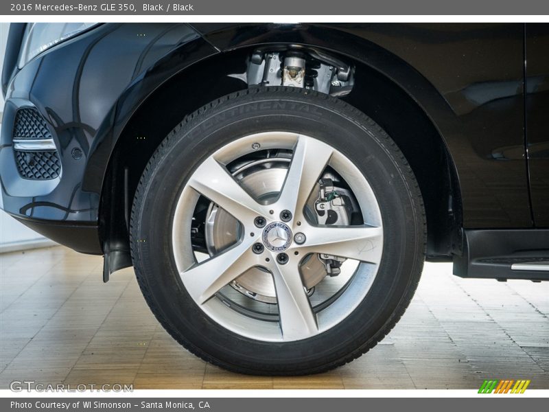 Black / Black 2016 Mercedes-Benz GLE 350