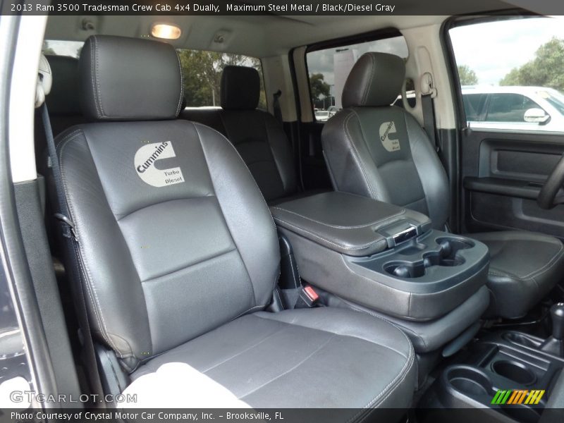 Maximum Steel Metal / Black/Diesel Gray 2013 Ram 3500 Tradesman Crew Cab 4x4 Dually