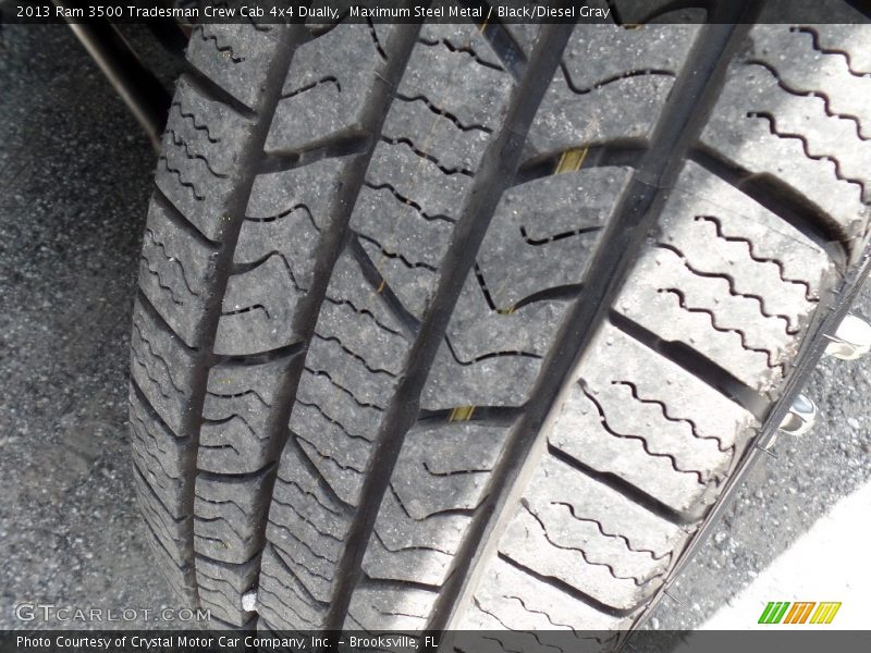 Maximum Steel Metal / Black/Diesel Gray 2013 Ram 3500 Tradesman Crew Cab 4x4 Dually