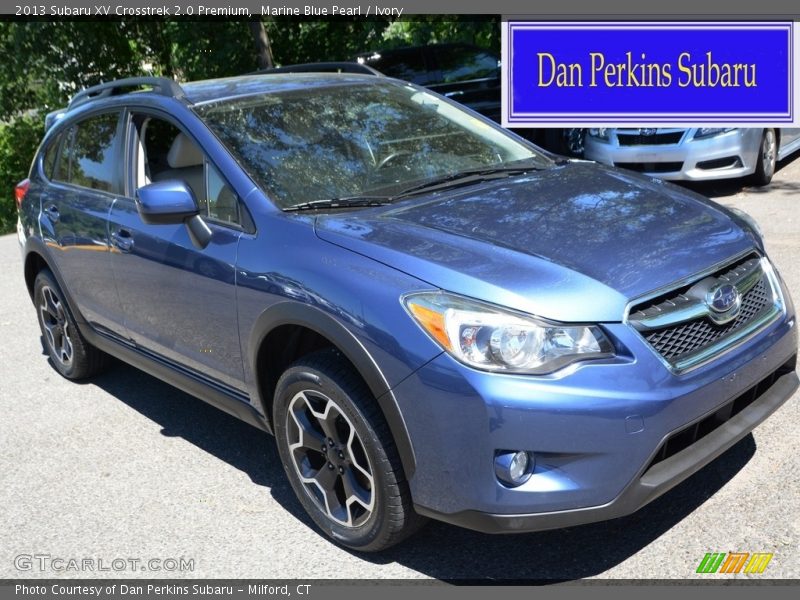 Marine Blue Pearl / Ivory 2013 Subaru XV Crosstrek 2.0 Premium