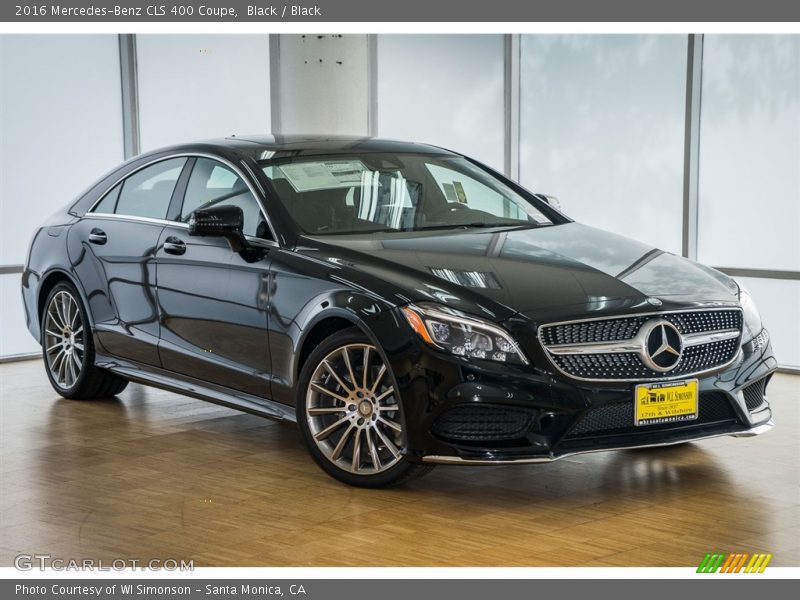 Black / Black 2016 Mercedes-Benz CLS 400 Coupe