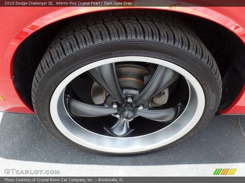 Inferno Red Crystal Pearl / Dark Slate Gray 2010 Dodge Challenger SE