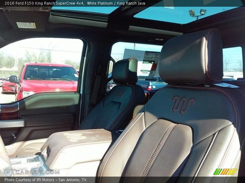 White Platinum / King Ranch Java 2016 Ford F150 King Ranch SuperCrew 4x4