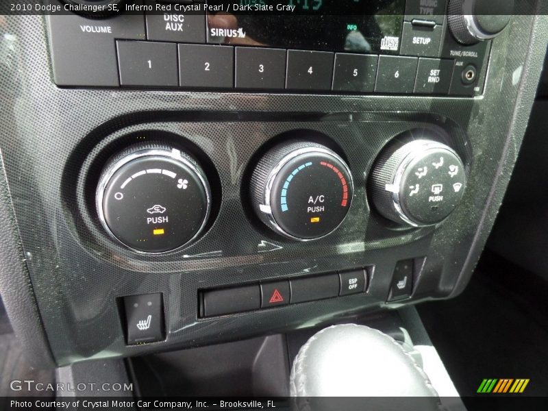 Inferno Red Crystal Pearl / Dark Slate Gray 2010 Dodge Challenger SE