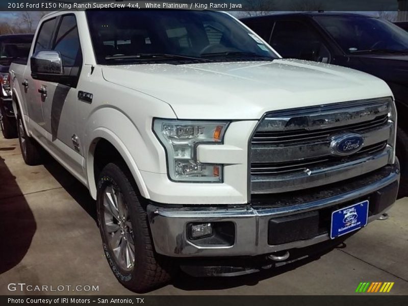 White Platinum / King Ranch Java 2016 Ford F150 King Ranch SuperCrew 4x4