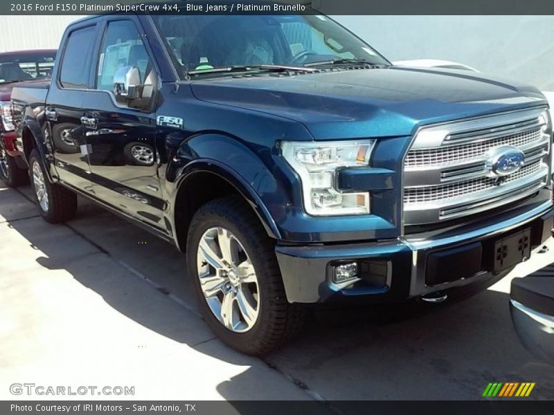 Blue Jeans / Platinum Brunello 2016 Ford F150 Platinum SuperCrew 4x4