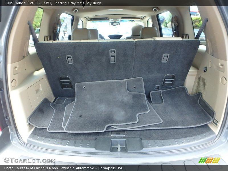 Sterling Gray Metallic / Beige 2009 Honda Pilot EX-L 4WD