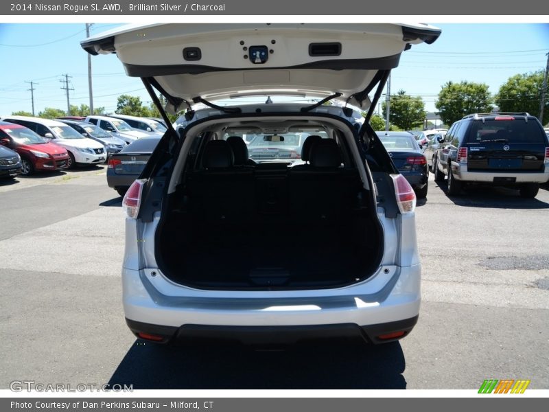 Brilliant Silver / Charcoal 2014 Nissan Rogue SL AWD