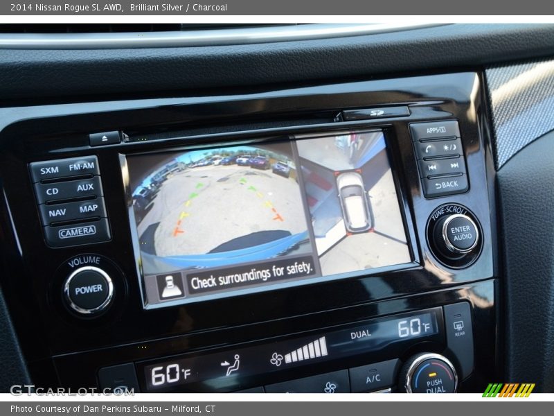 Brilliant Silver / Charcoal 2014 Nissan Rogue SL AWD