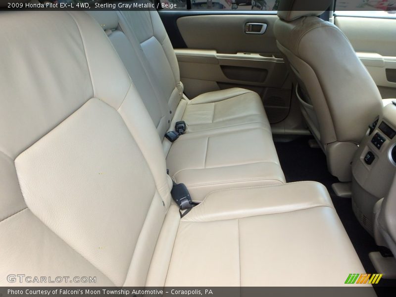 Sterling Gray Metallic / Beige 2009 Honda Pilot EX-L 4WD